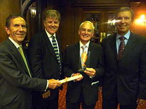 The FBi team of grumpy old men – winners of the People’s Choice Christian New Media Award. Left to right: Raphe, Paul, Alan and John