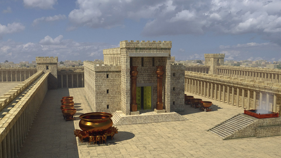 A 3D model of Solomon’s Temple created by Jeremy Park